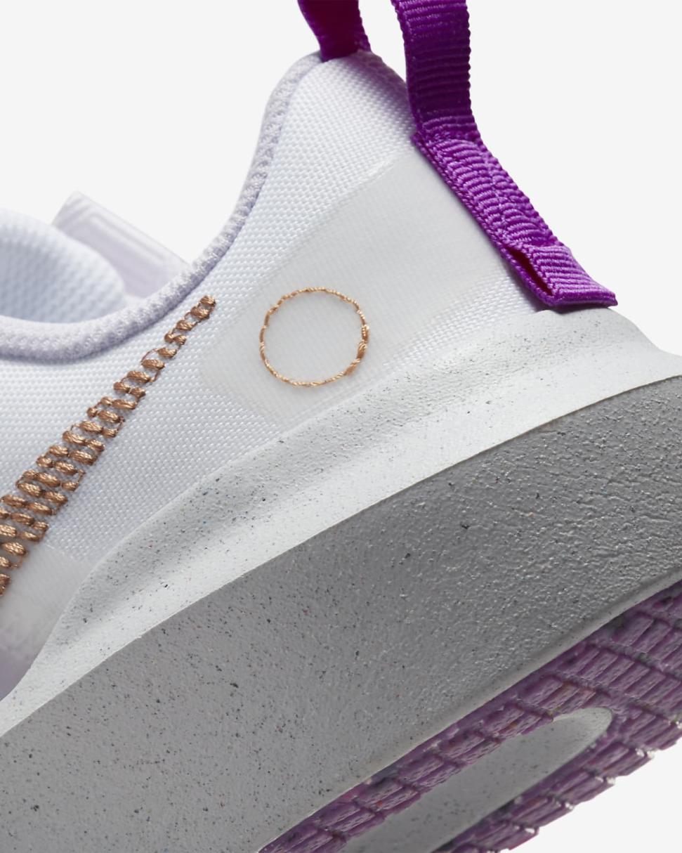 Nike Crater Impact White/Vivid Purple/Violet Frost/Metallic Copper | Kids Nike Lifestyle