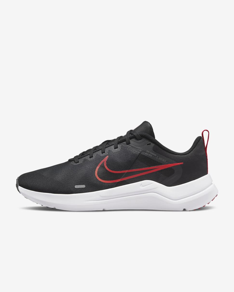 Nike Downshifter 12 Black/Dark Smoke Grey/Light Smoke Grey/White | Mens Nike First Day Kicks