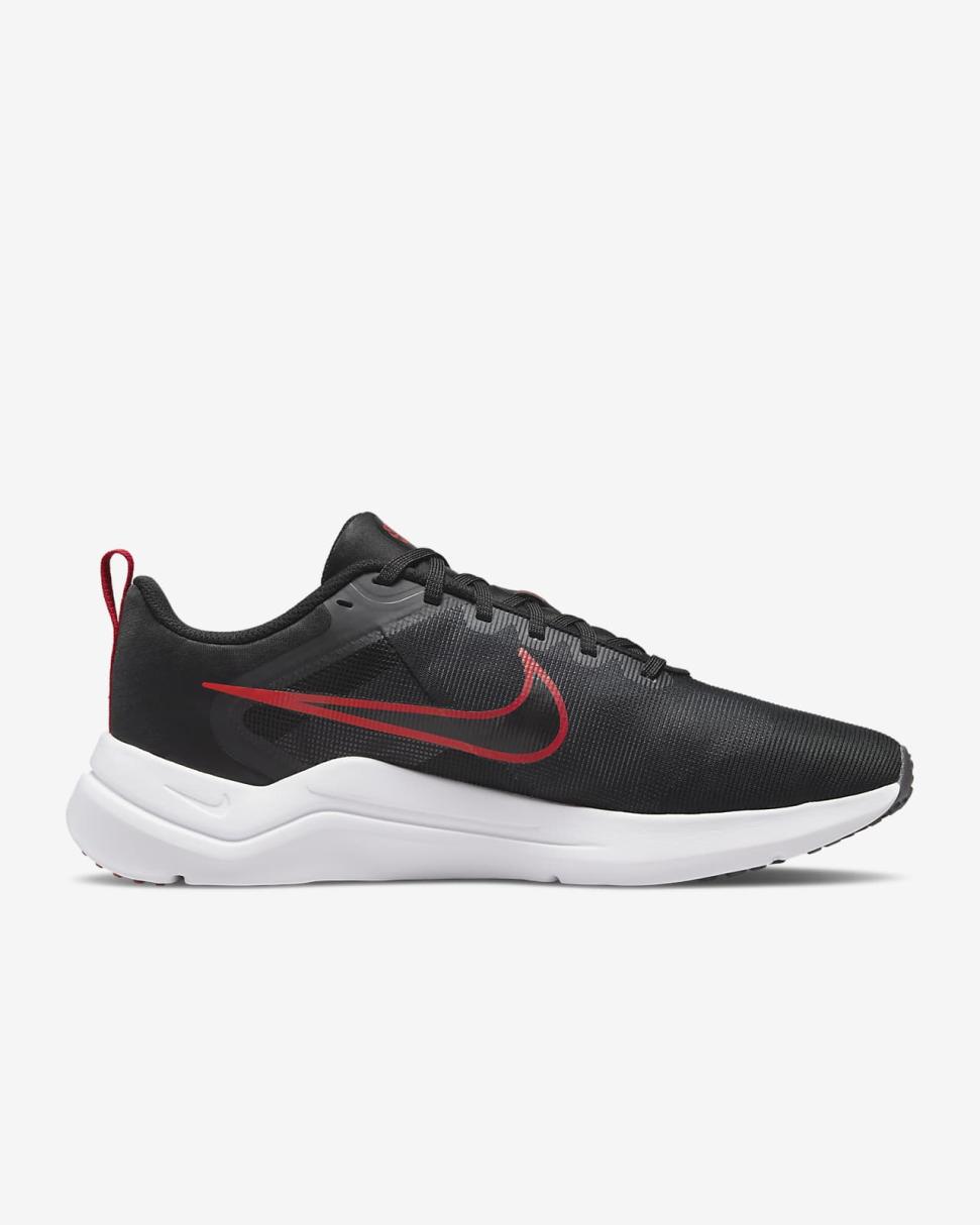 Nike Downshifter 12 Black/Dark Smoke Grey/Light Smoke Grey/White | Mens Nike First Day Kicks