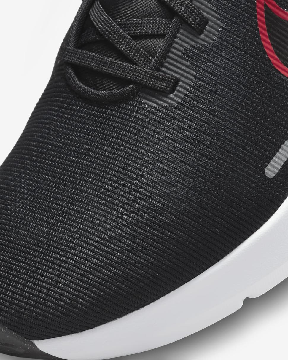 Nike Downshifter 12 Black/Dark Smoke Grey/Light Smoke Grey/White | Mens Nike First Day Kicks