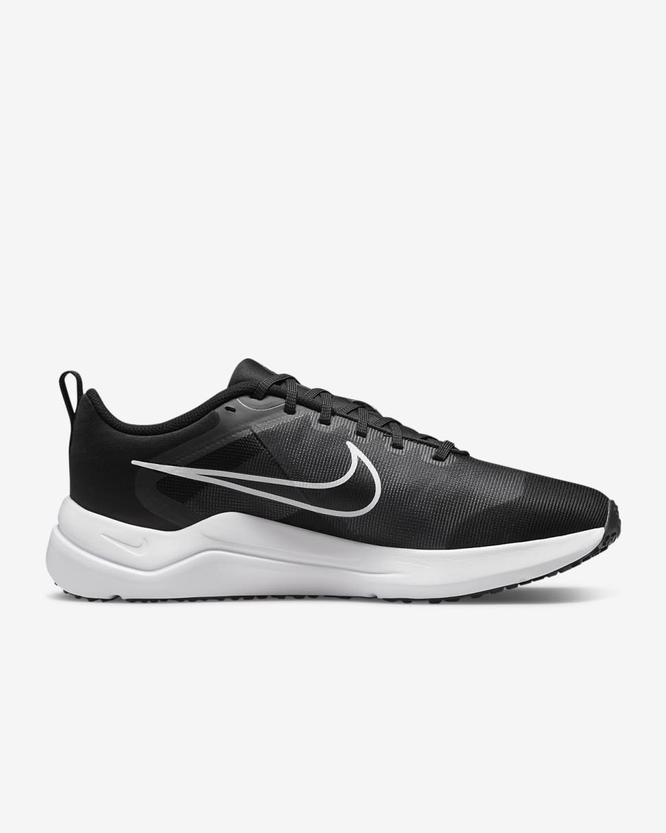 Nike Downshifter 12 Black/Dark Smoke Grey/Pure Platinum/White | Mens Nike Running