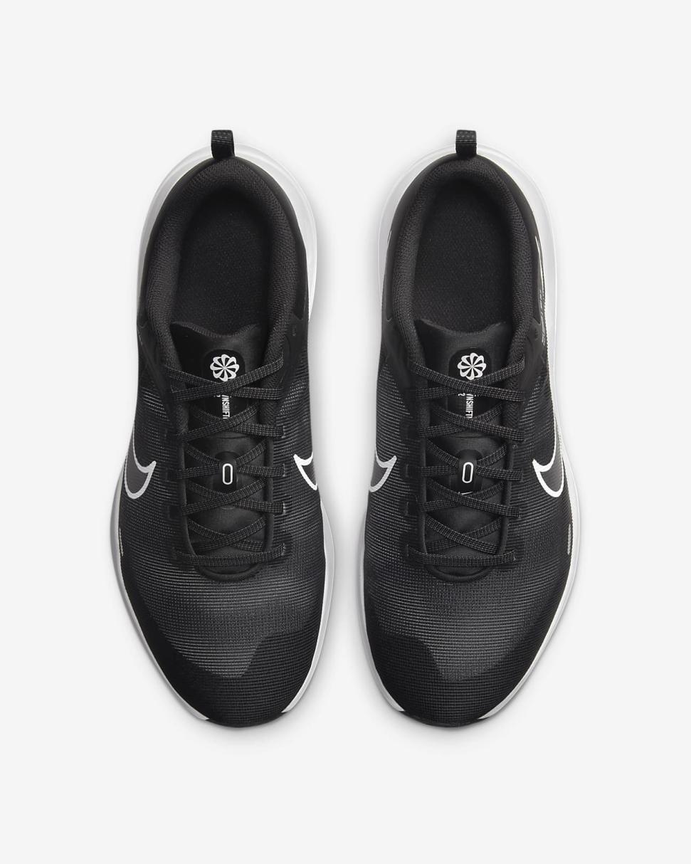 Nike Downshifter 12 Black/Dark Smoke Grey/Pure Platinum/White | Mens Nike Running