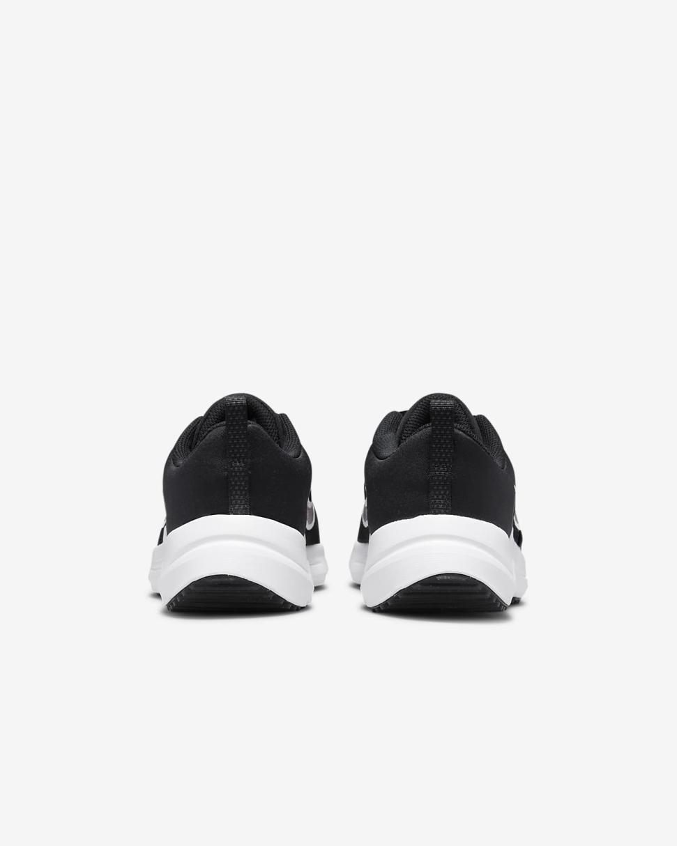 Nike Downshifter 12 Black/Dark Smoke Grey/White | Kids Nike Running