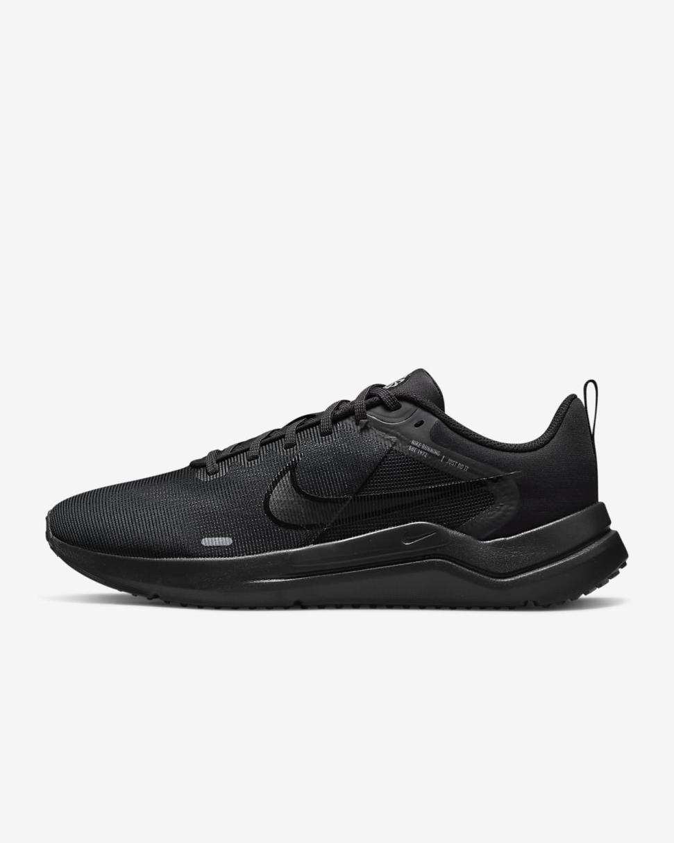 Nike Downshifter 12 Black/Particle Grey/Dark Smoke Grey | Mens Nike First Day Kicks