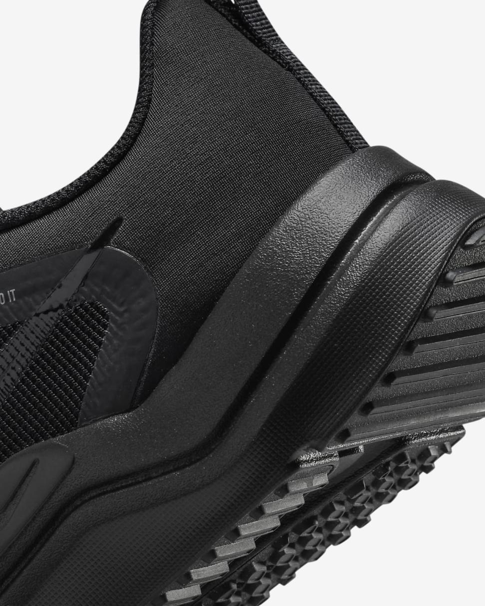 Nike Downshifter 12 Black/Particle Grey/Dark Smoke Grey | Mens Nike First Day Kicks