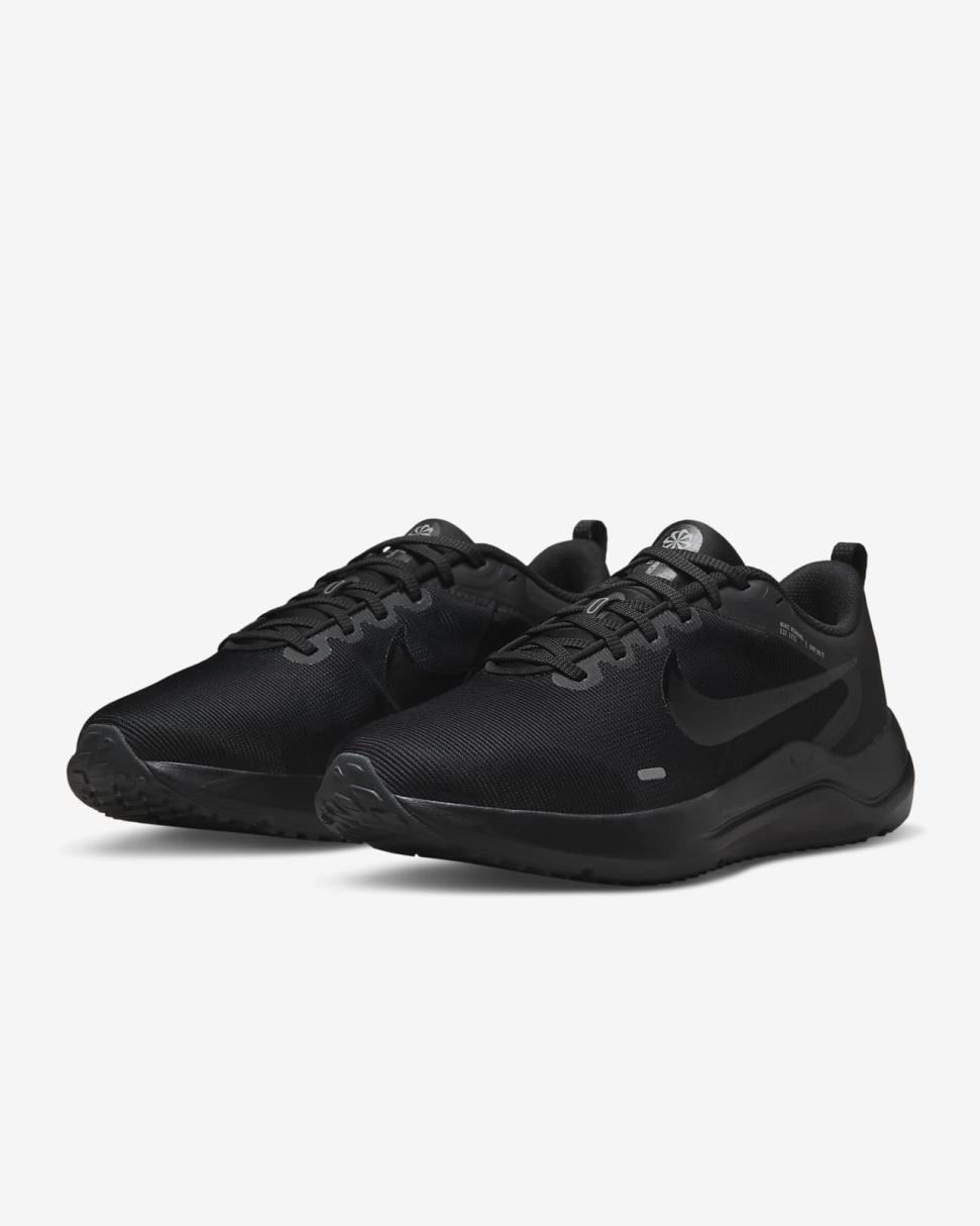 Nike Downshifter 12 Black/Particle Grey/Dark Smoke Grey | Mens Nike Running