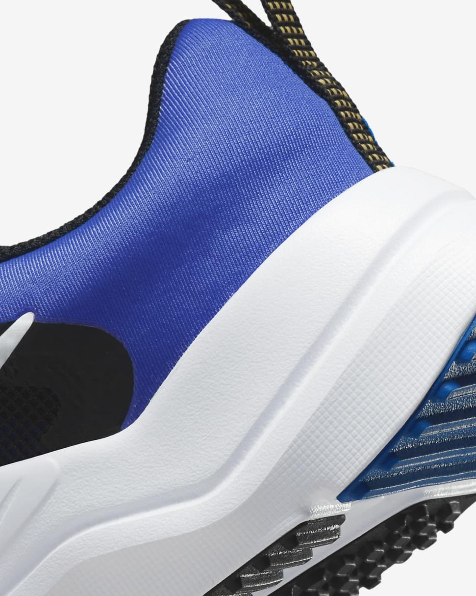 Nike Downshifter 12 Black/Racer Blue/Laser Orange/White | Kids Nike Running