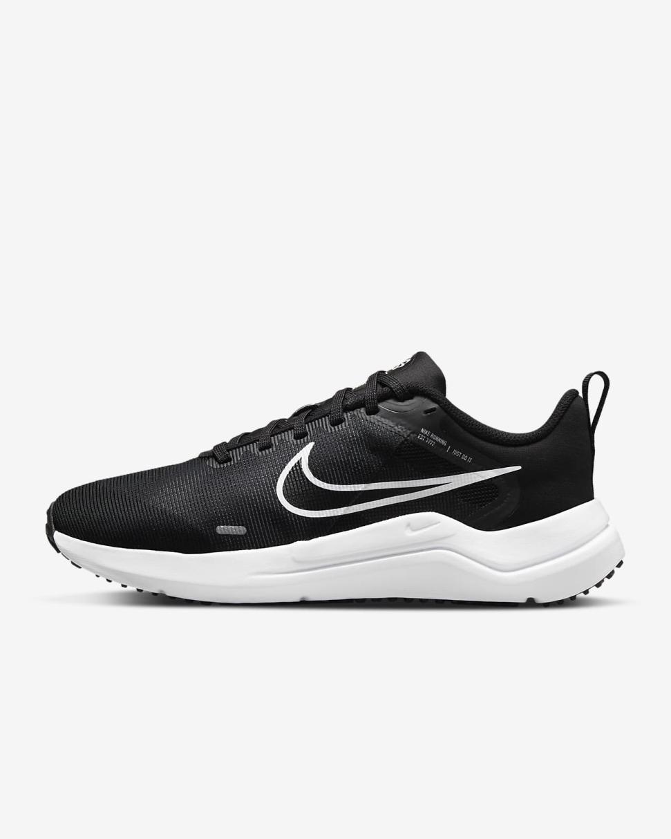 Nike Downshifter 12 Black/Smoke Grey/Pure Platinum/White | Womens Nike Running