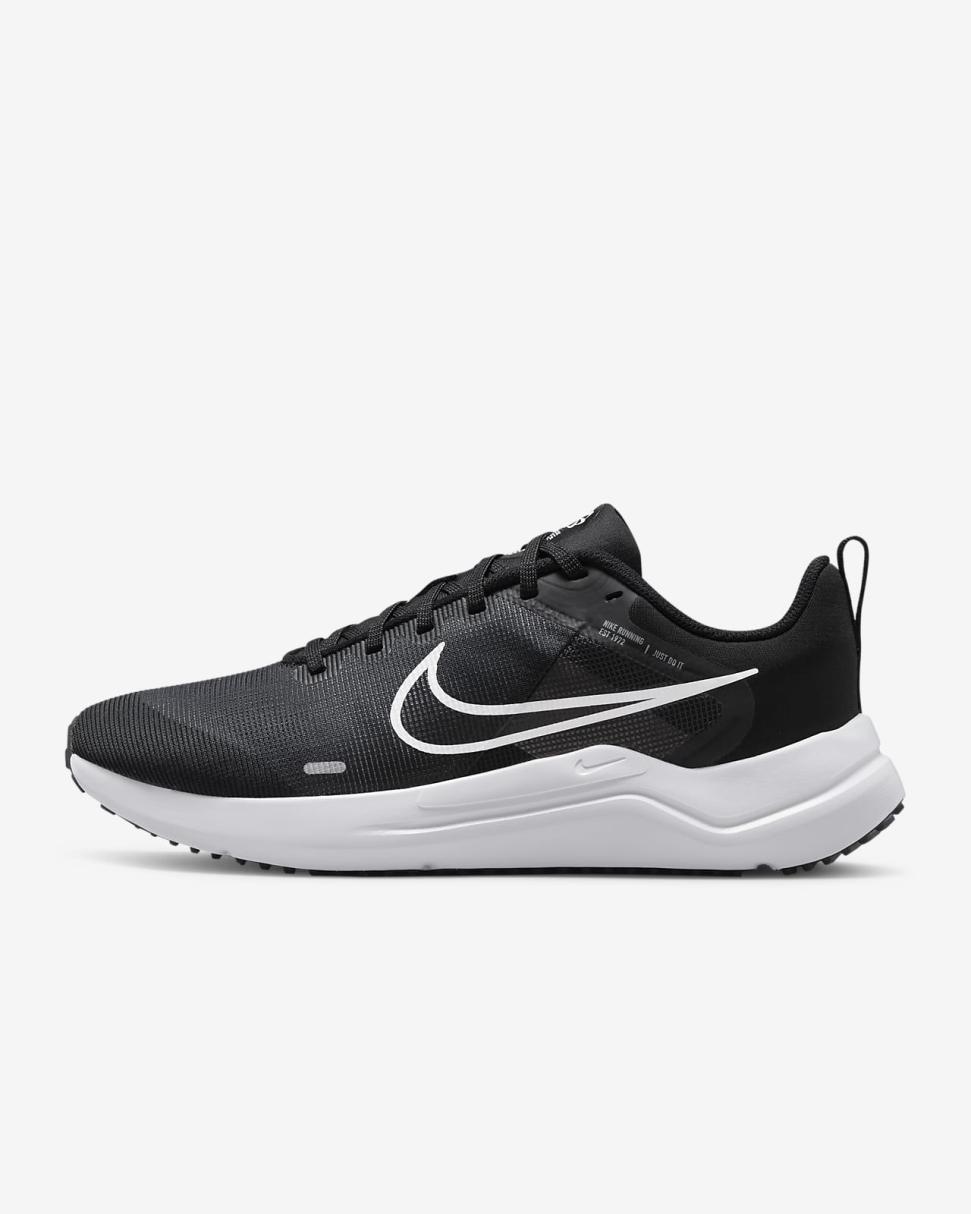 Nike Downshifter 12 Black/Smoke Grey/Pure Platinum/White | Womens Nike Running