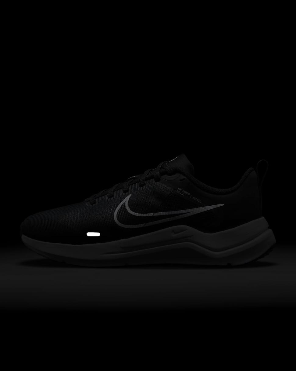 Nike Downshifter 12 Black/Smoke Grey/Pure Platinum/White | Womens Nike Running