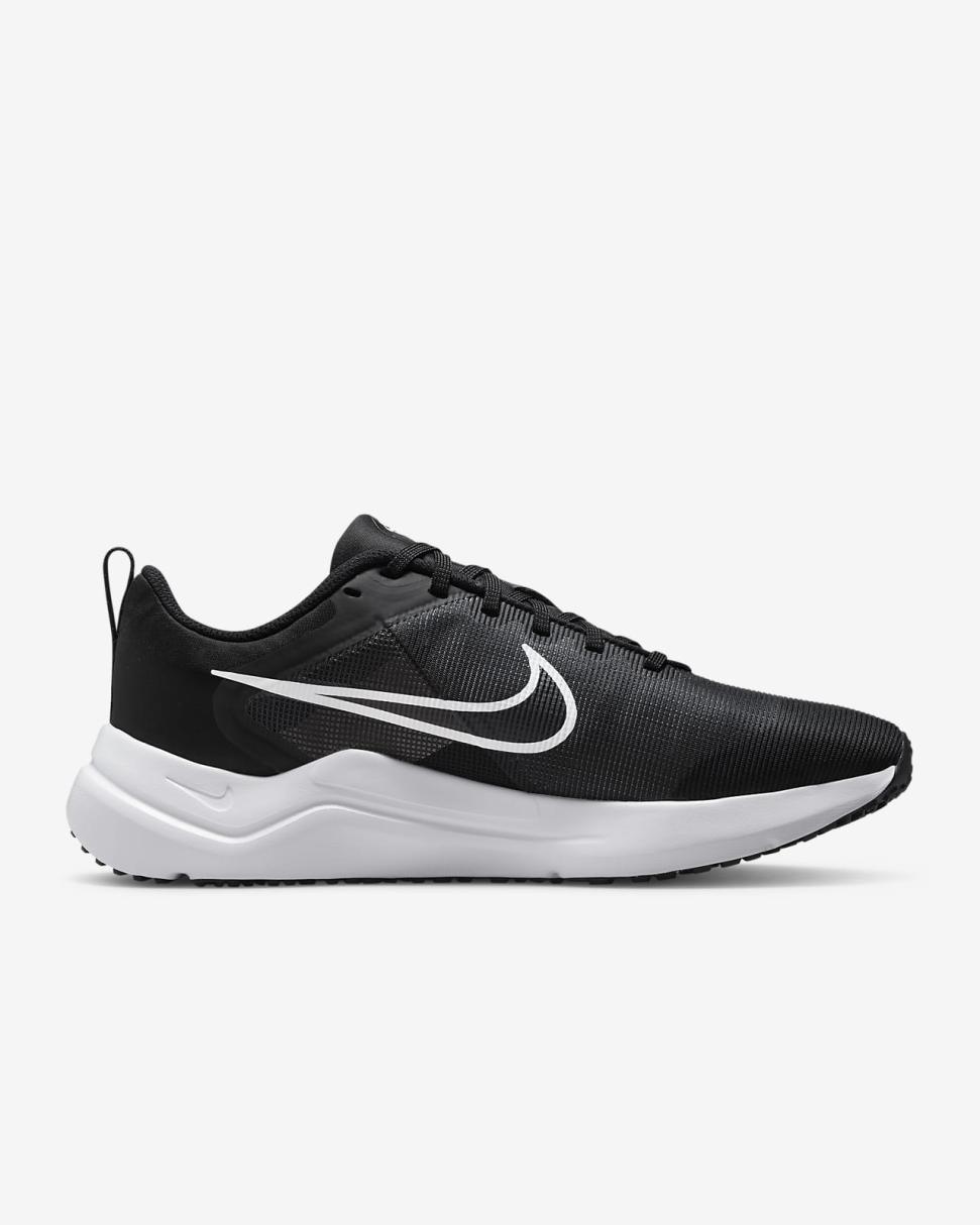 Nike Downshifter 12 Black/Smoke Grey/Pure Platinum/White | Womens Nike Running