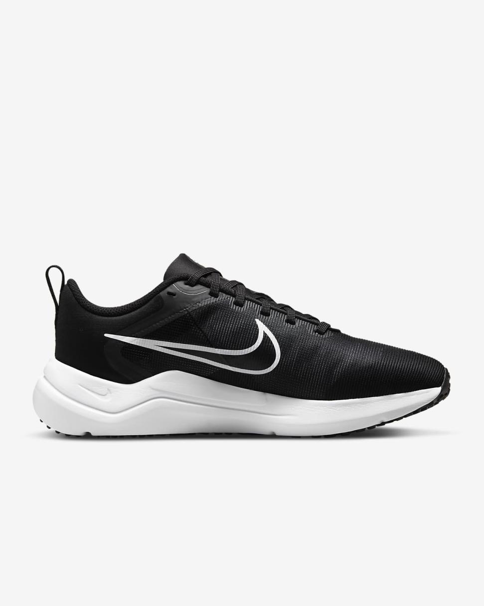 Nike Downshifter 12 Black/Smoke Grey/Pure Platinum/White | Womens Nike Running
