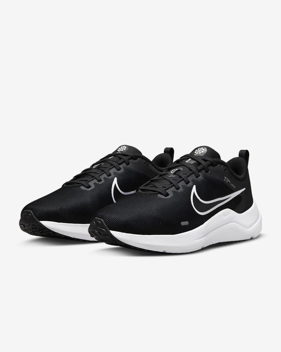 Nike Downshifter 12 Black/Smoke Grey/Pure Platinum/White | Womens Nike Running