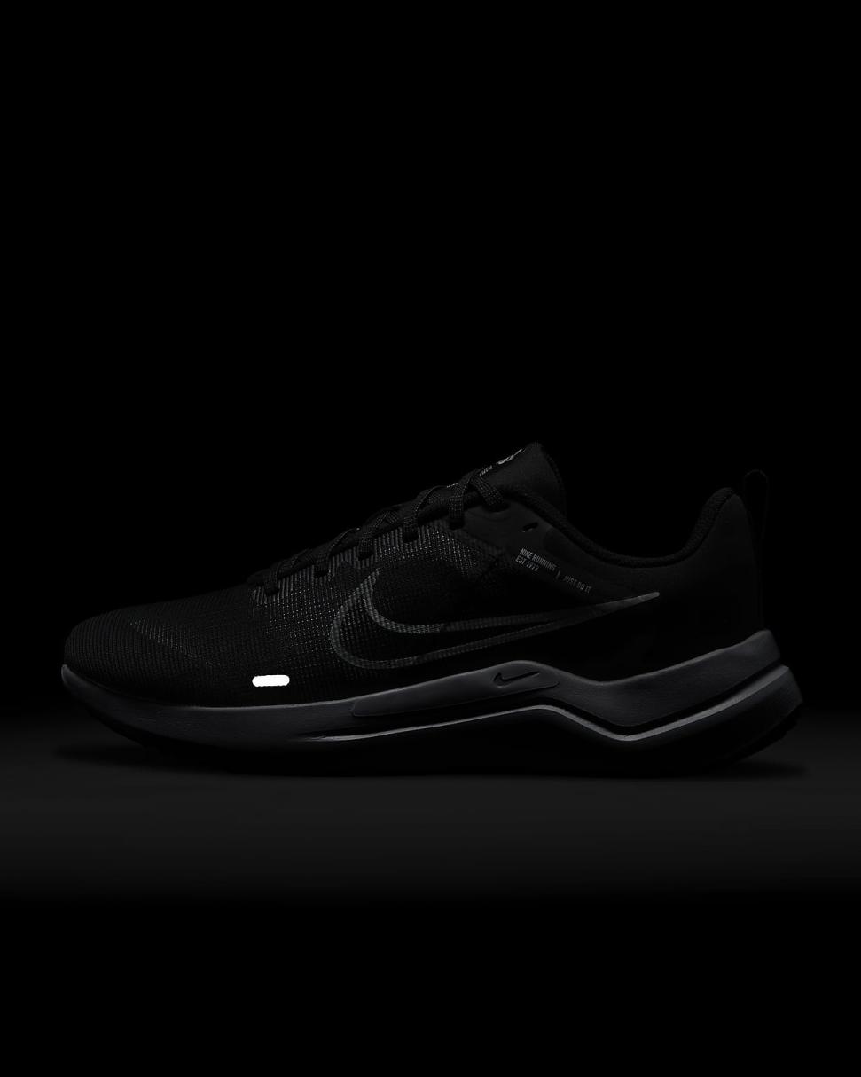 Nike Downshifter 12 Black/Smoke Grey/Pure Platinum/White | Womens Nike Running