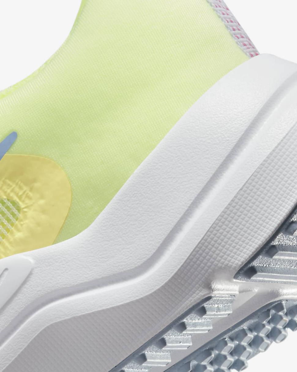 Nike Downshifter 12 Citron Tint/Football Grey/Cosmic Fuchsia/Cobalt Bliss | Kids Nike Running