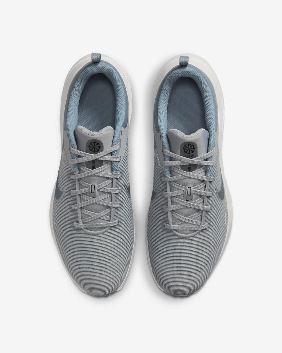 Nike Downshifter 12 Light Smoke Grey/Aviator Grey/Photon Dust/Metallic Cool Grey | Mens Nike First Day Kicks