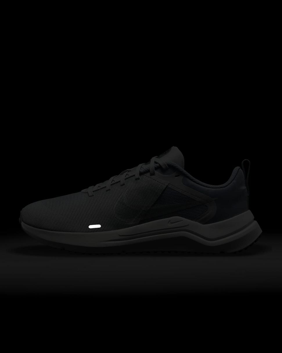 Nike Downshifter 12 Light Smoke Grey/Aviator Grey/Photon Dust/Metallic Cool Grey | Mens Nike First Day Kicks