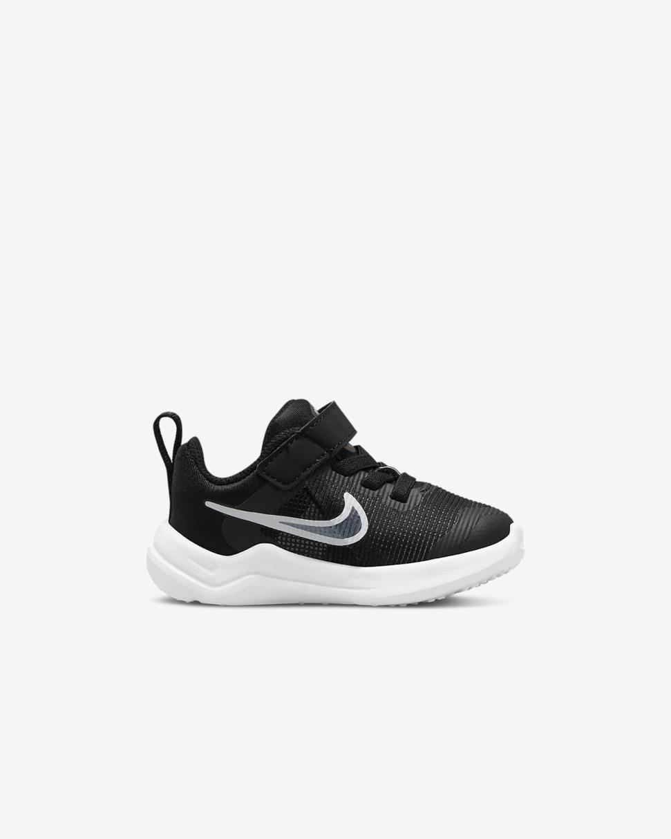 Nike Downshifter 12 Next Nature Black/Dark Smoke Grey/White | Kids Nike Lifestyle