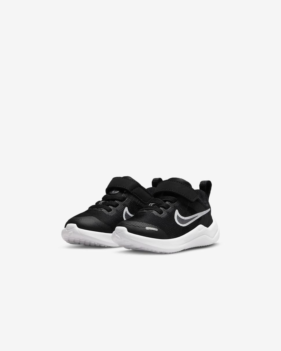 Nike Downshifter 12 Next Nature Black/Dark Smoke Grey/White | Kids Nike Lifestyle