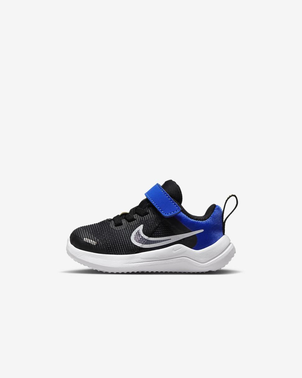 Nike Downshifter 12 Next Nature Black/Racer Blue/Laser Orange/White | Kids Nike Lifestyle