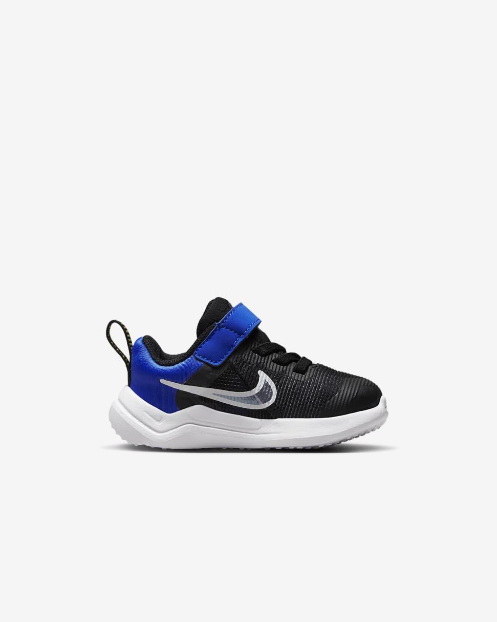 Nike Downshifter 12 Next Nature Black/Racer Blue/Laser Orange/White | Kids Nike Lifestyle