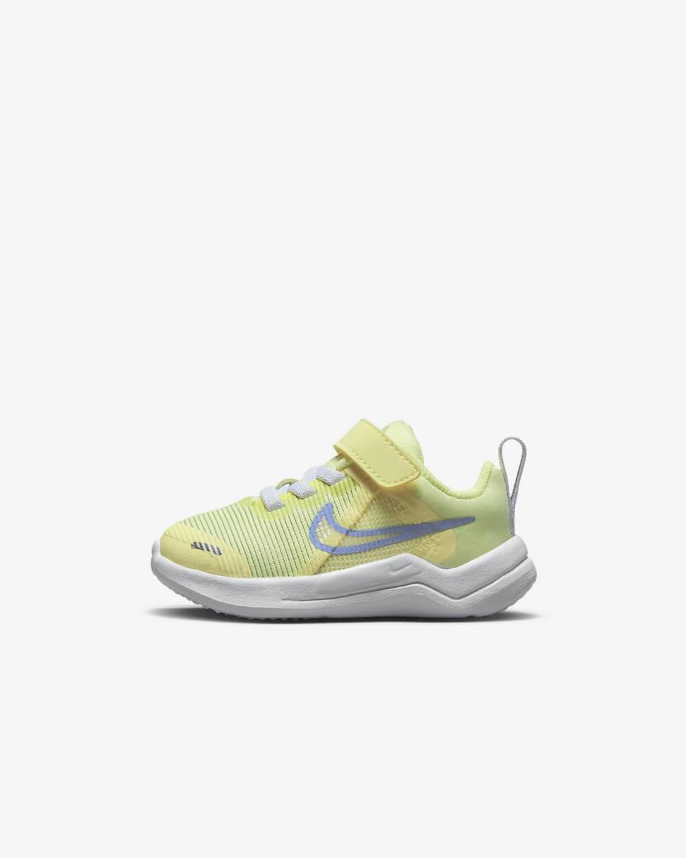 Nike Downshifter 12 Next Nature Citron Tint/Football Grey/Cosmic Fuchsia/Cobalt Bliss | Kids Nike Lifestyle