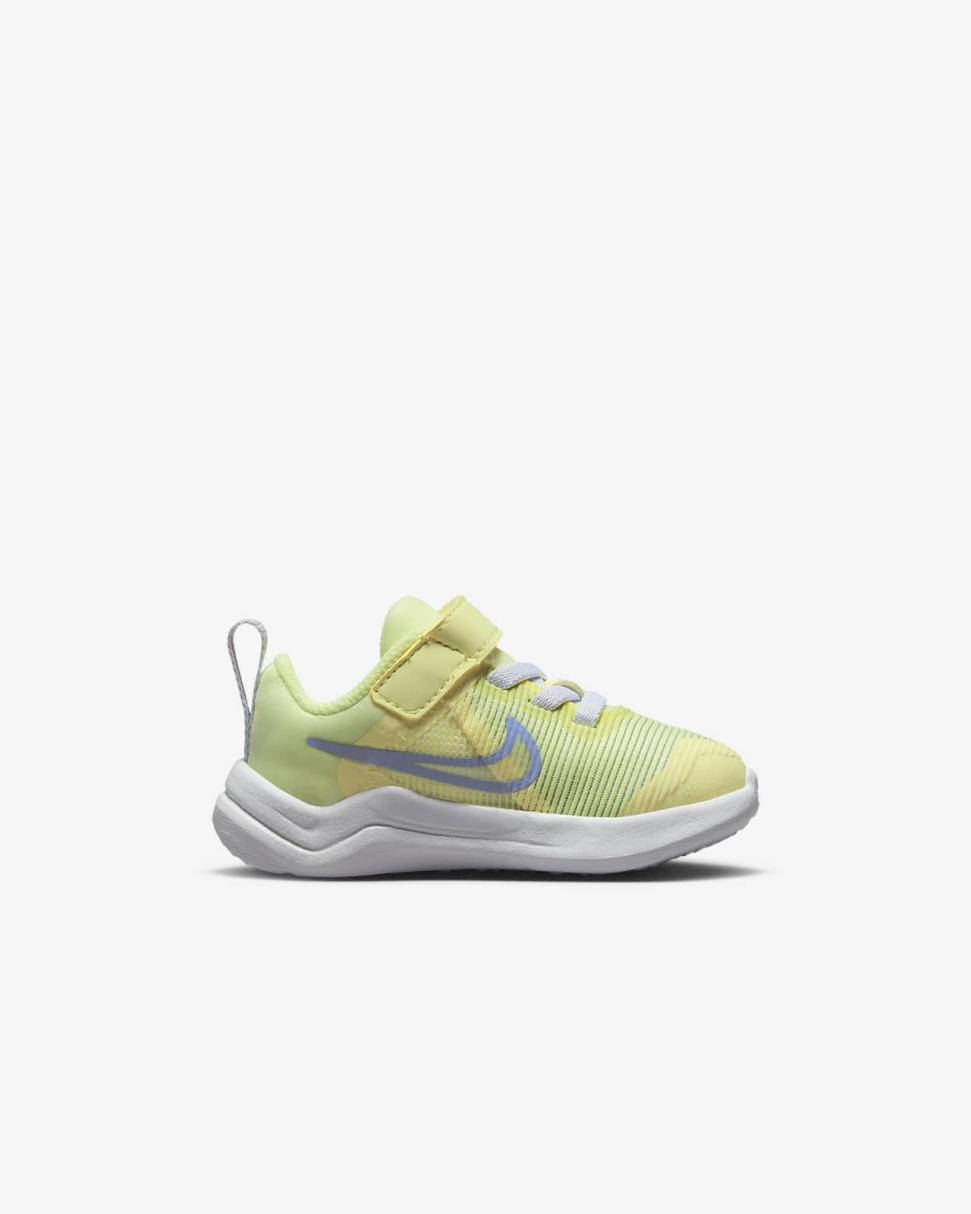 Nike Downshifter 12 Next Nature Citron Tint/Football Grey/Cosmic Fuchsia/Cobalt Bliss | Kids Nike Lifestyle