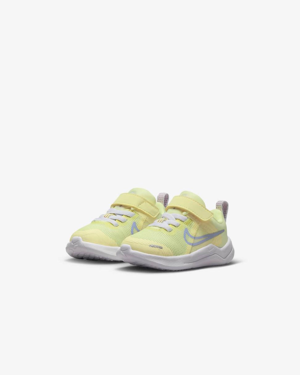 Nike Downshifter 12 Next Nature Citron Tint/Football Grey/Cosmic Fuchsia/Cobalt Bliss | Kids Nike Lifestyle