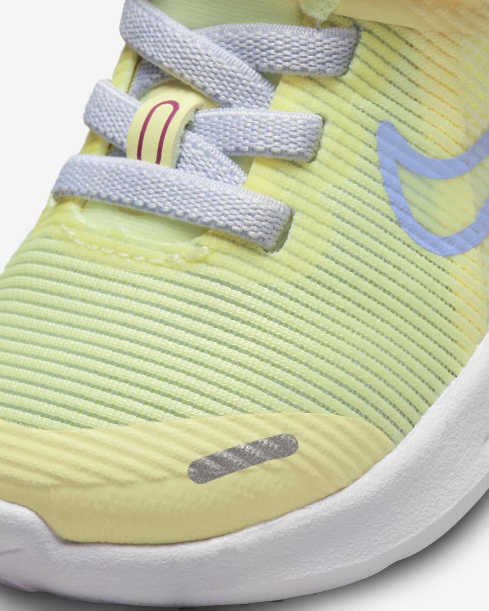 Nike Downshifter 12 Next Nature Citron Tint/Football Grey/Cosmic Fuchsia/Cobalt Bliss | Kids Nike Lifestyle