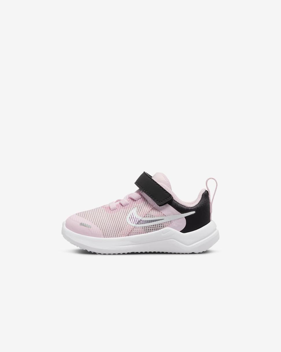 Nike Downshifter 12 Next Nature Pink Foam/Black/Flat Pewter | Kids Nike Lifestyle