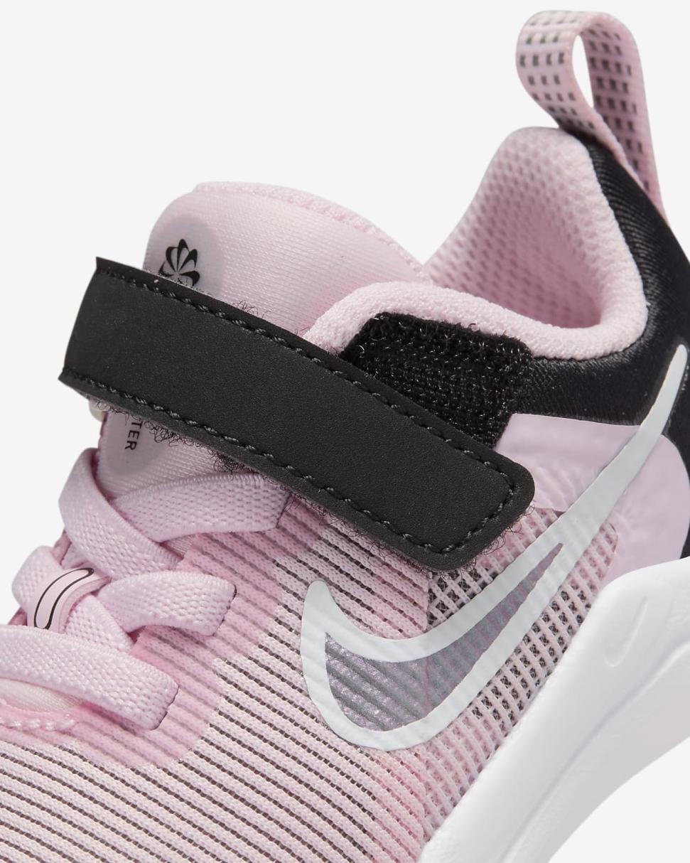 Nike Downshifter 12 Next Nature Pink Foam/Black/Flat Pewter | Kids Nike Lifestyle