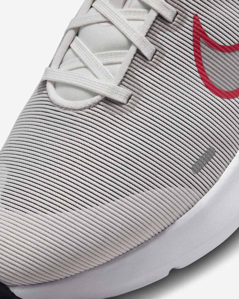 Nike Downshifter 12 Platinum Tint/Black/White/Light Crimson | Mens Nike First Day Kicks