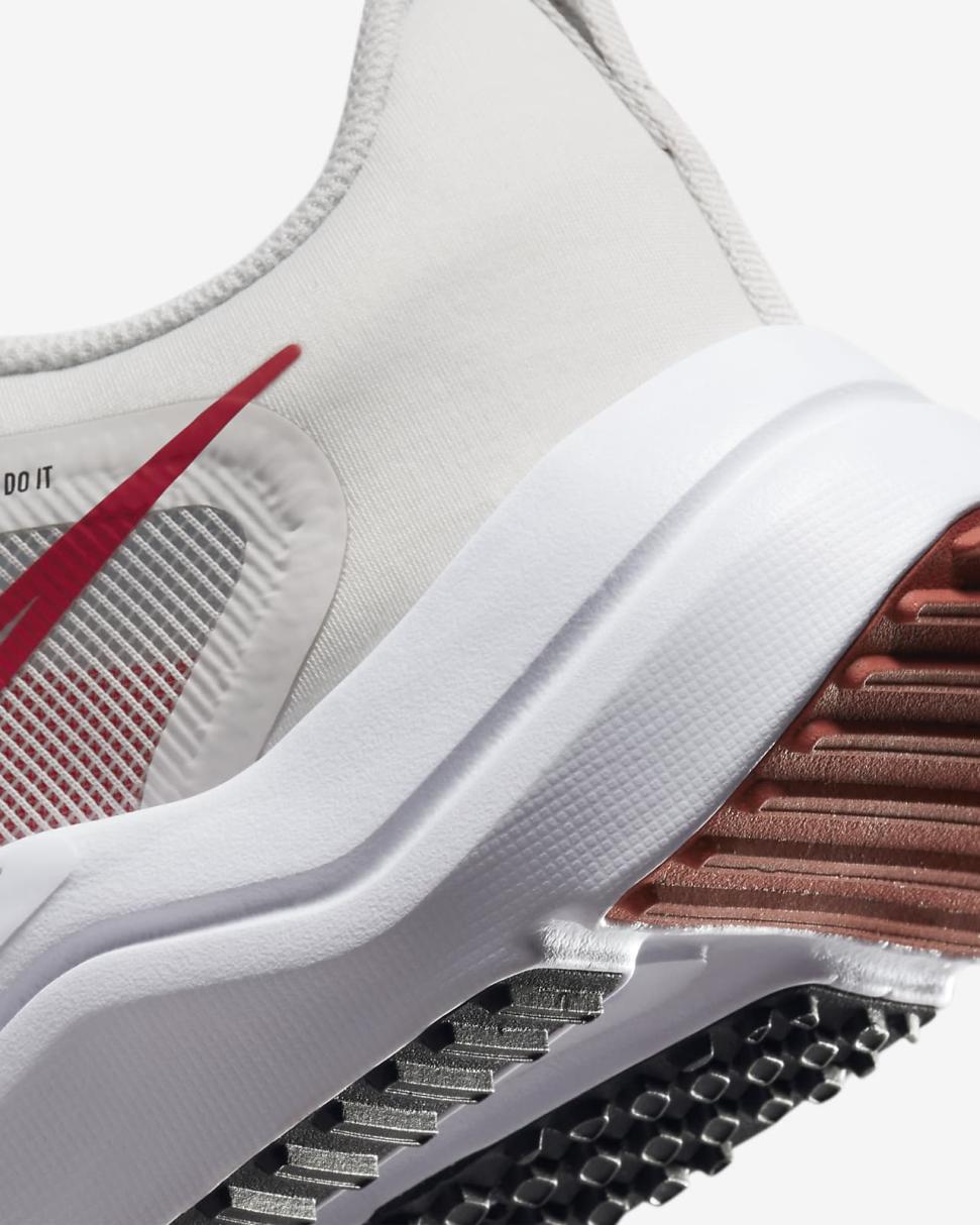 Nike Downshifter 12 Platinum Tint/Black/White/Light Crimson | Mens Nike First Day Kicks