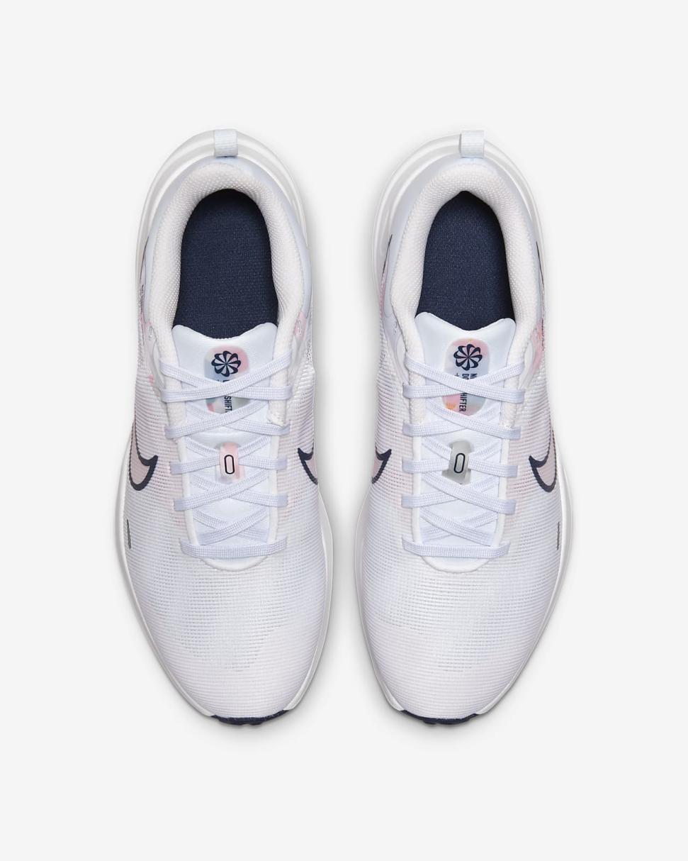 Nike Downshifter 12 Premium White/Pearl Pink/Football Grey/Midnight Navy | Womens Nike Running