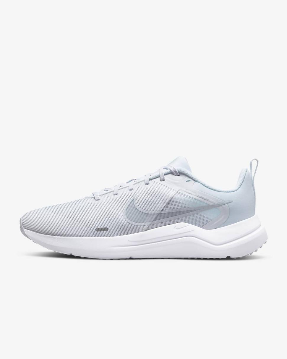 Nike Downshifter 12 White/White/Pure Platinum | Mens Nike First Day Kicks