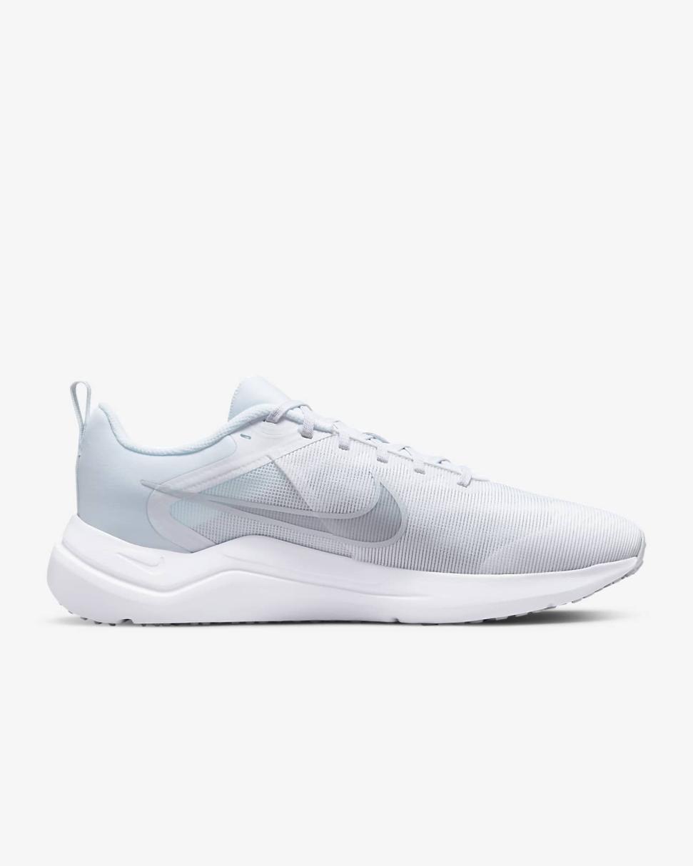 Nike Downshifter 12 White/White/Pure Platinum | Mens Nike First Day Kicks