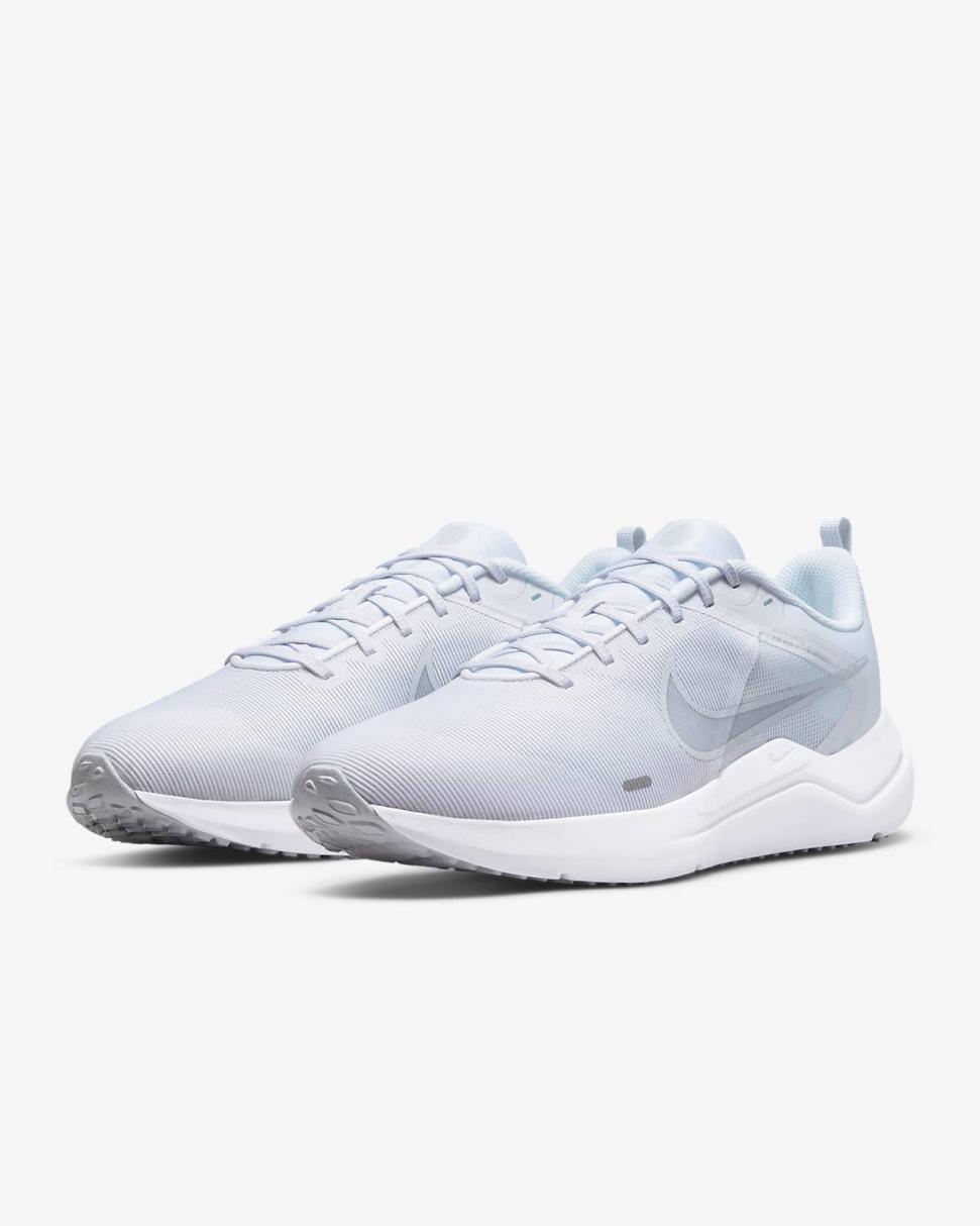 Nike Downshifter 12 White/White/Pure Platinum | Mens Nike First Day Kicks
