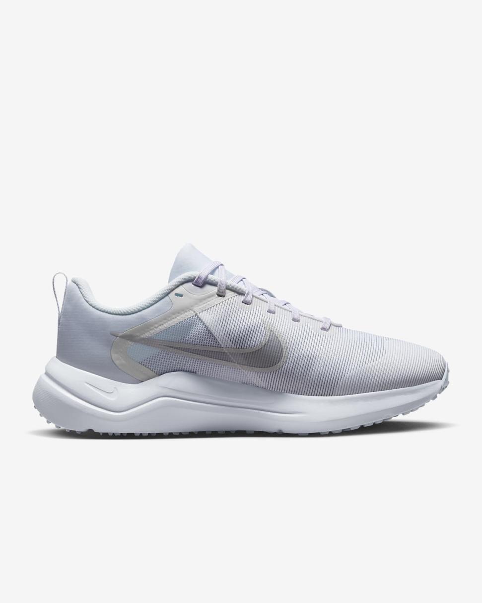 Nike Downshifter 12 White/White/Pure Platinum | Mens Nike Running
