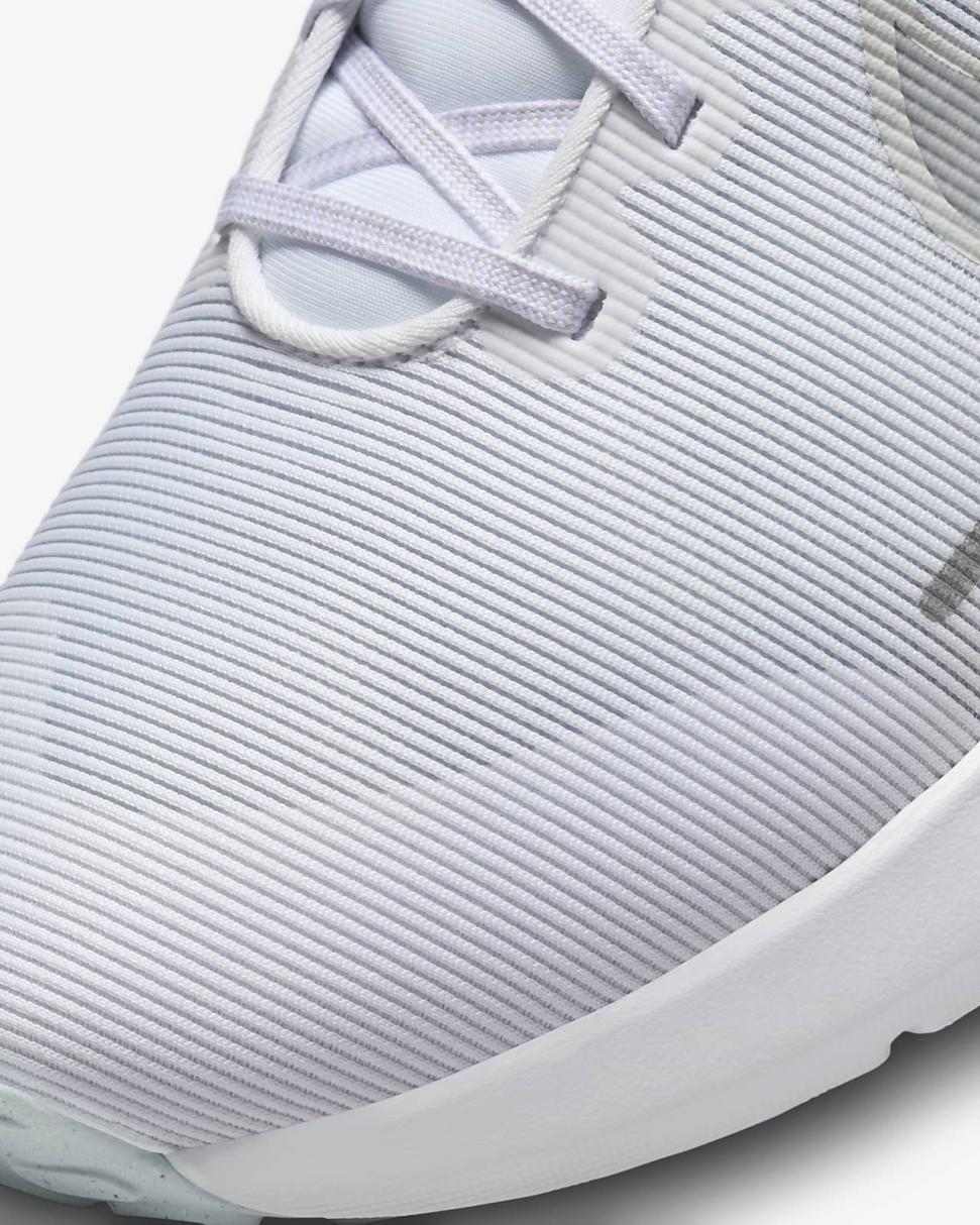 Nike Downshifter 12 White/White/Pure Platinum | Mens Nike Running