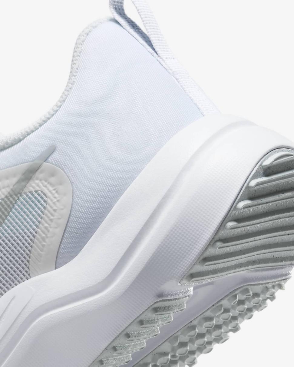 Nike Downshifter 12 White/White/Pure Platinum | Mens Nike Running