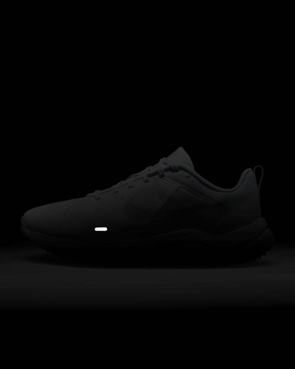 Nike Downshifter 12 White/White/Pure Platinum | Mens Nike Running