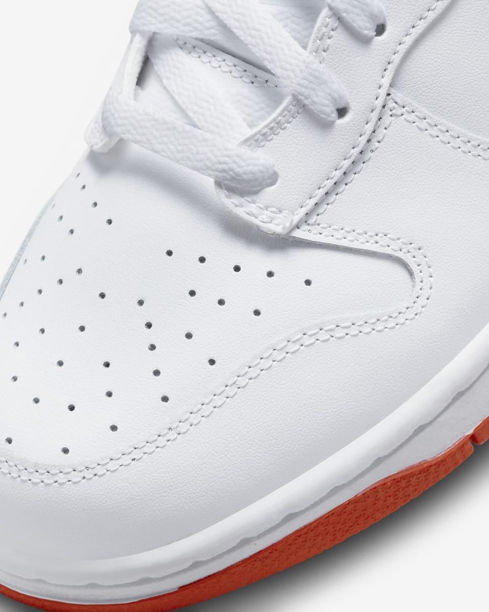 Nike Dunk Hi Retro White/White/Picante Red/Picante Red | Mens Nike Lifestyle