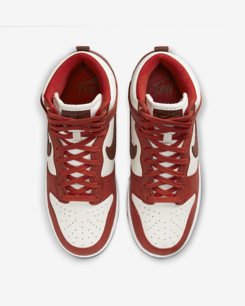Nike Dunk High 70 Cinnabar/Sail/White/Mars Stone | Womens Nike Lifestyle