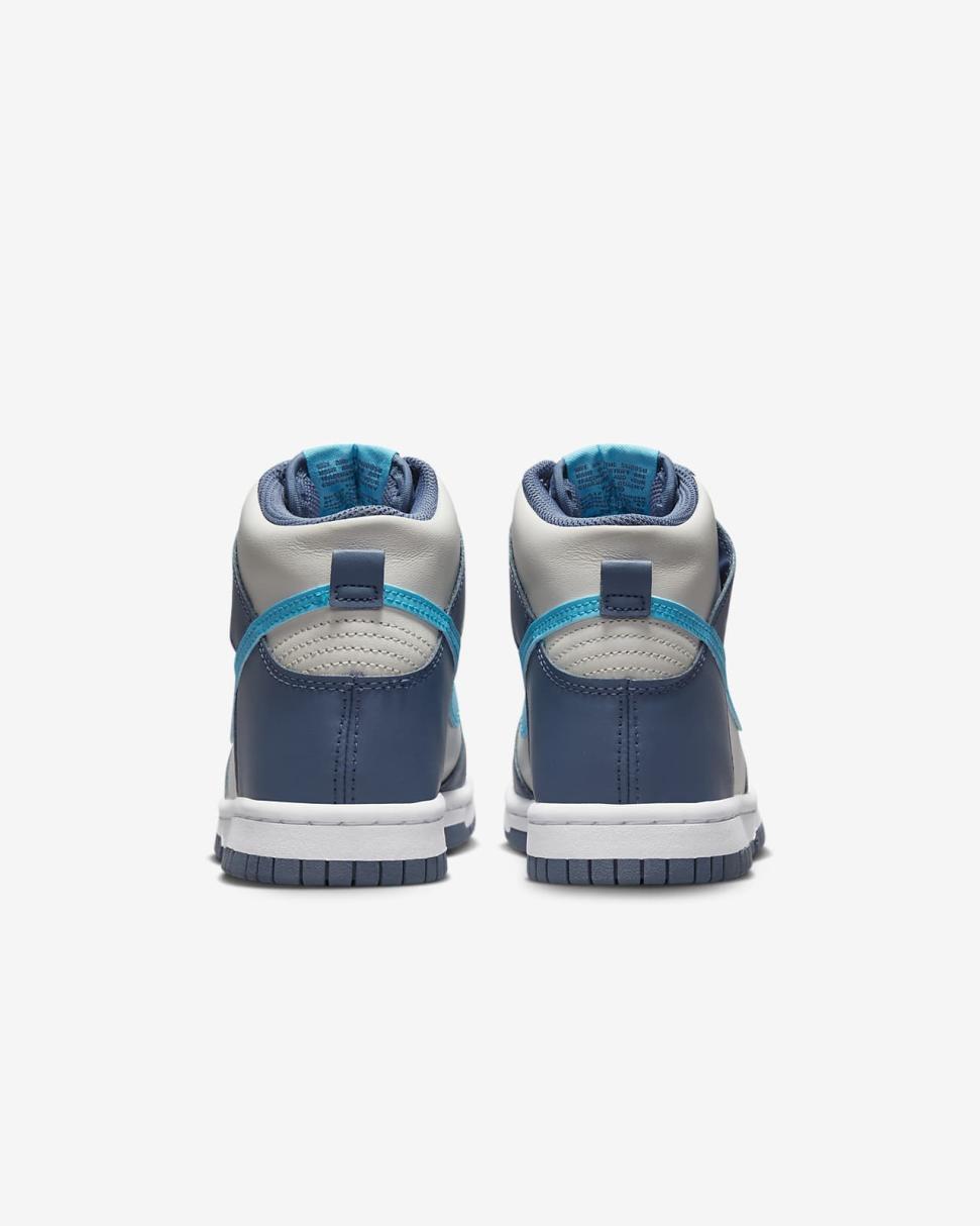 Nike Dunk High Light Bone/Diffused Blue/White/Blue Lightning | Kids Nike Dunks & Blazers
