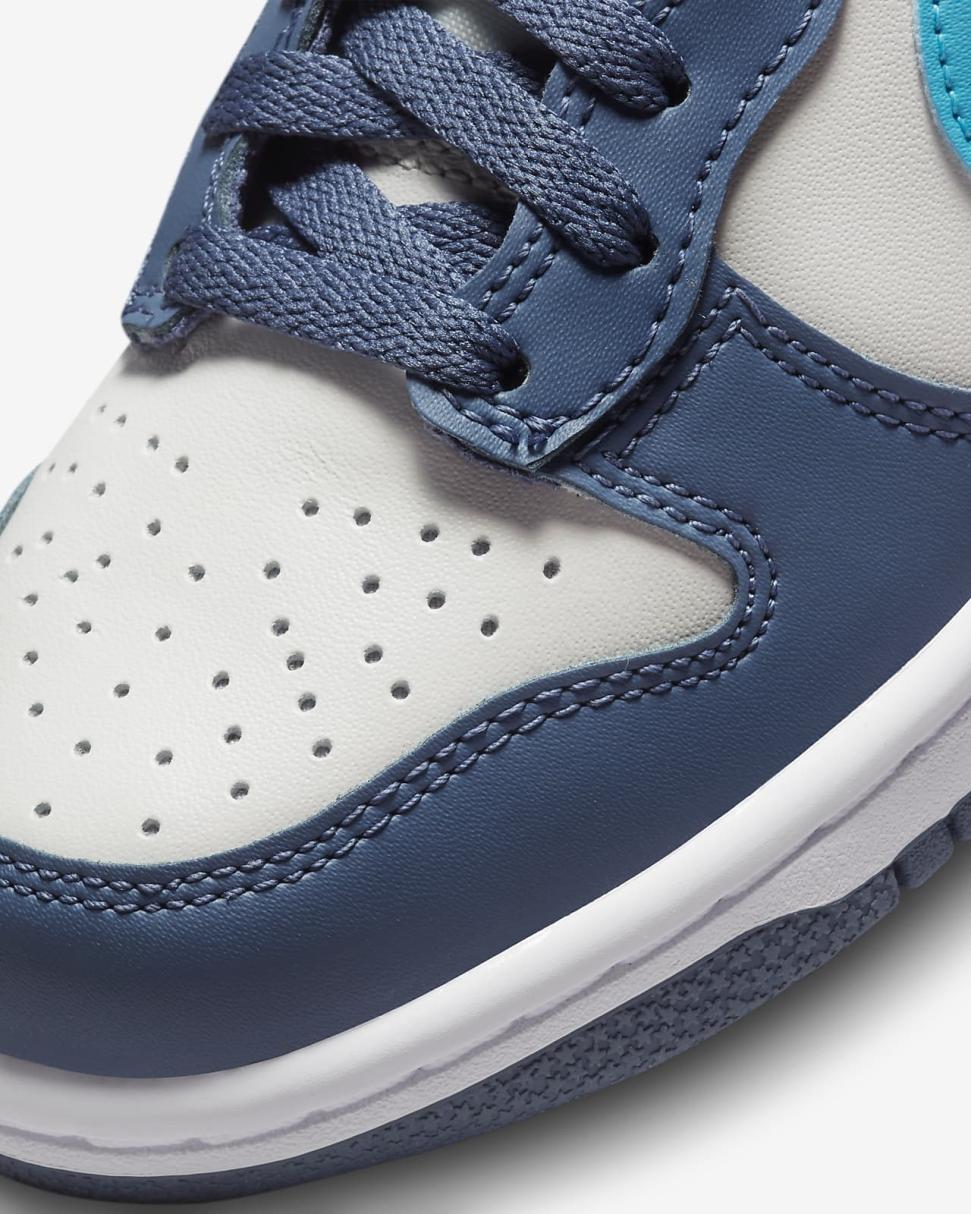 Nike Dunk High Light Bone/Diffused Blue/White/Blue Lightning | Kids Nike Dunks & Blazers