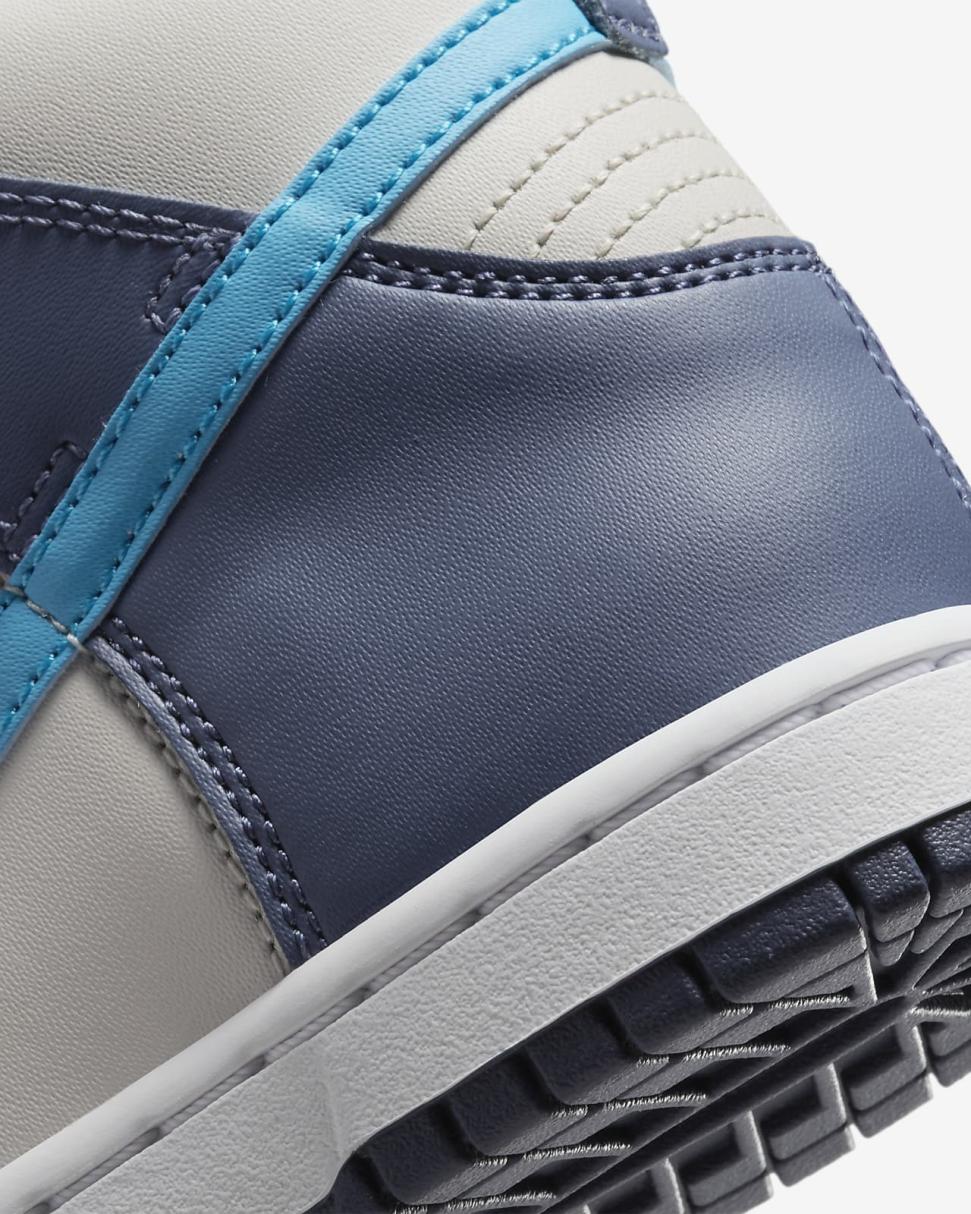 Nike Dunk High Light Bone/Diffused Blue/White/Blue Lightning | Kids Nike Dunks & Blazers