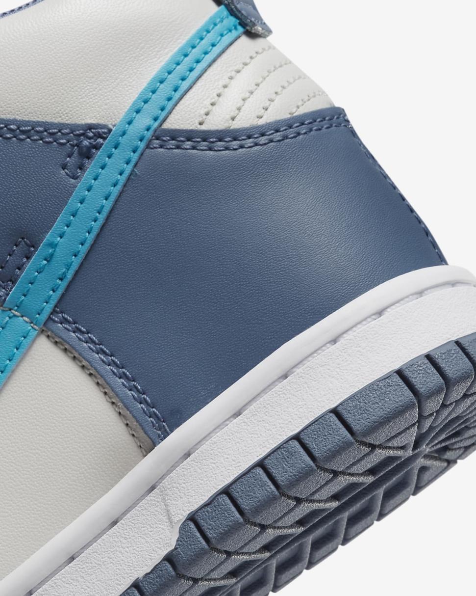 Nike Dunk High Light Bone/Diffused Blue/White/Blue Lightning | Kids Nike Dunks & Blazers