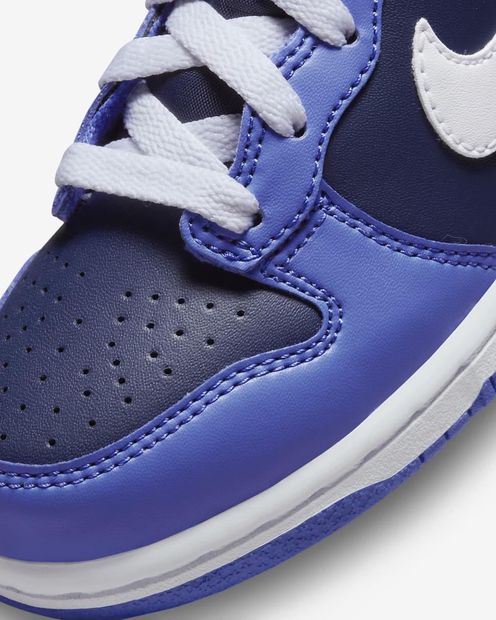 Nike Dunk High Medium Blue/Midnight Navy/White | Kids Nike Lifestyle