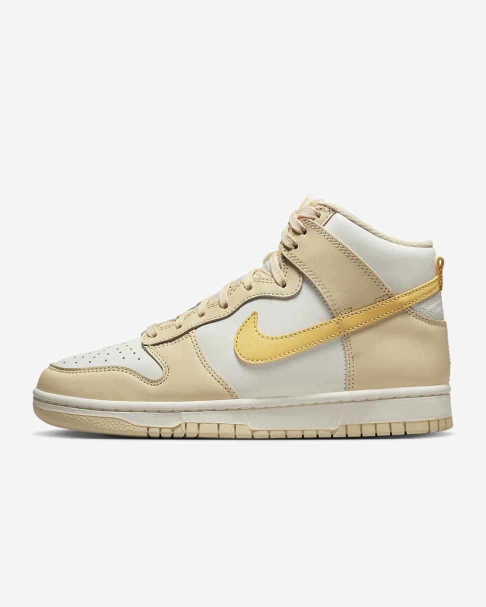 Nike Dunk High Pale Vanilla/Sail/Topaz Gold | Womens Nike First Day Kicks