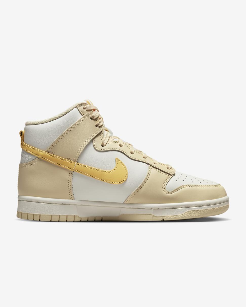 Nike Dunk High Pale Vanilla/Sail/Topaz Gold | Womens Nike First Day Kicks